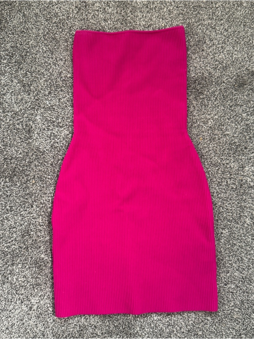 Babaton Sculpt Knit Tube Dress Pink Bodycon Strapless Mini XXS Aritzia